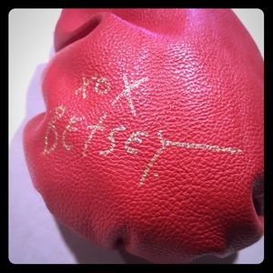 Betsey Johnson Boxing Glove wristlet